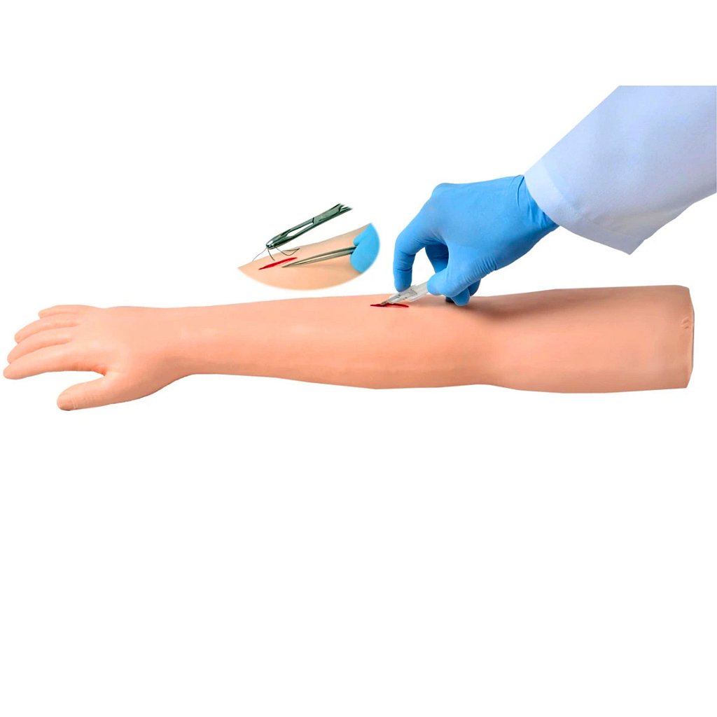 SIMULADOR BRAÇO AVANÇADO P/SUTURAS CIRÚRGICAS- SD4021 -SDORF