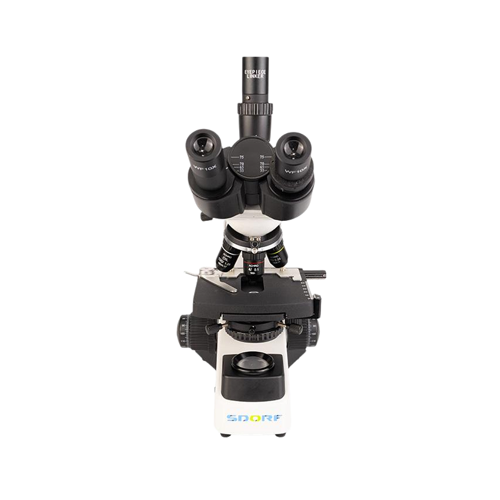 MICROSCÓPIO BIOLÓGICO TRINOCULAR C/ AUMENTO DE 40X A 2.000X