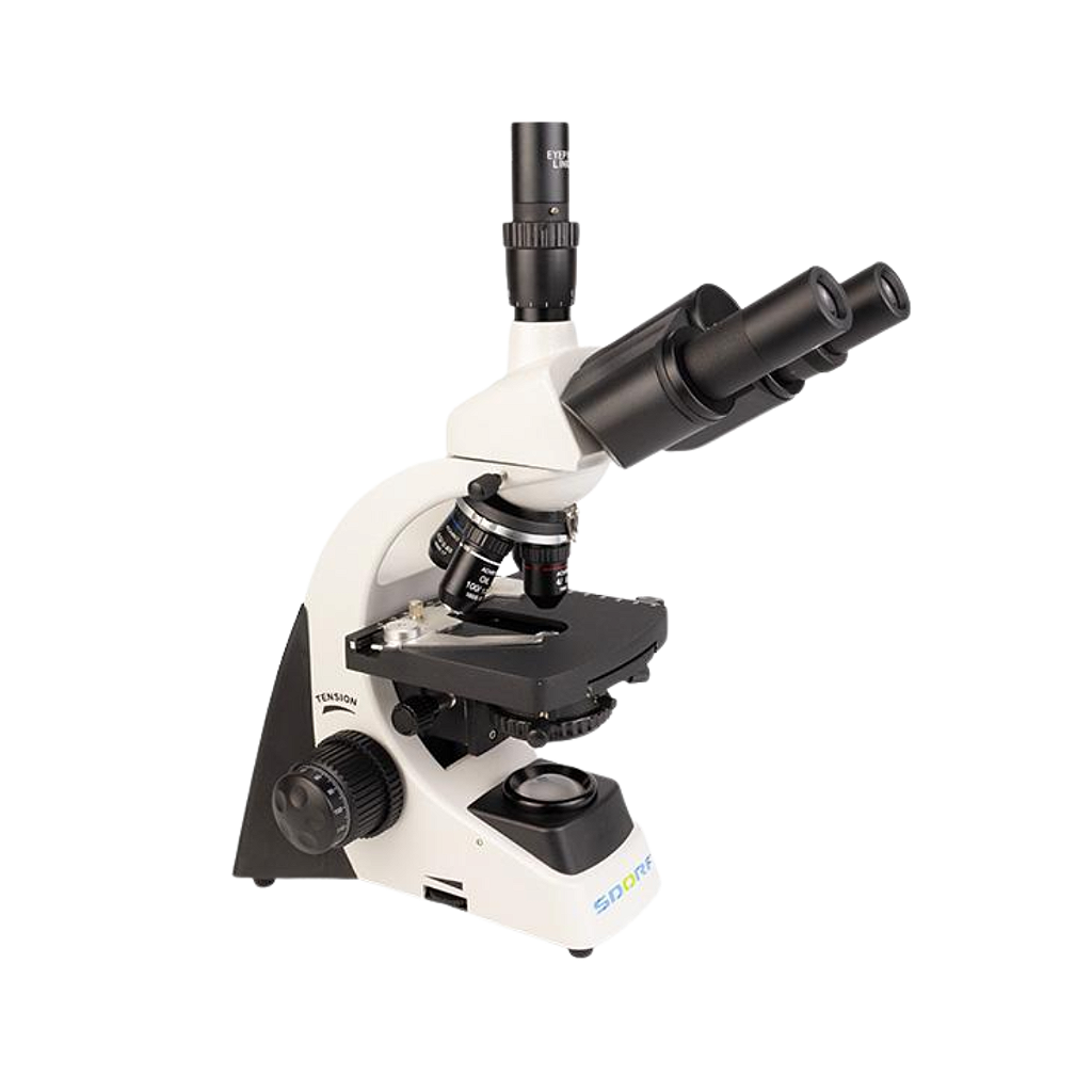 MICROSCÓPIO BIOLÓGICO TRINOCULAR C/ AUMENTO DE 40X A 2.000X