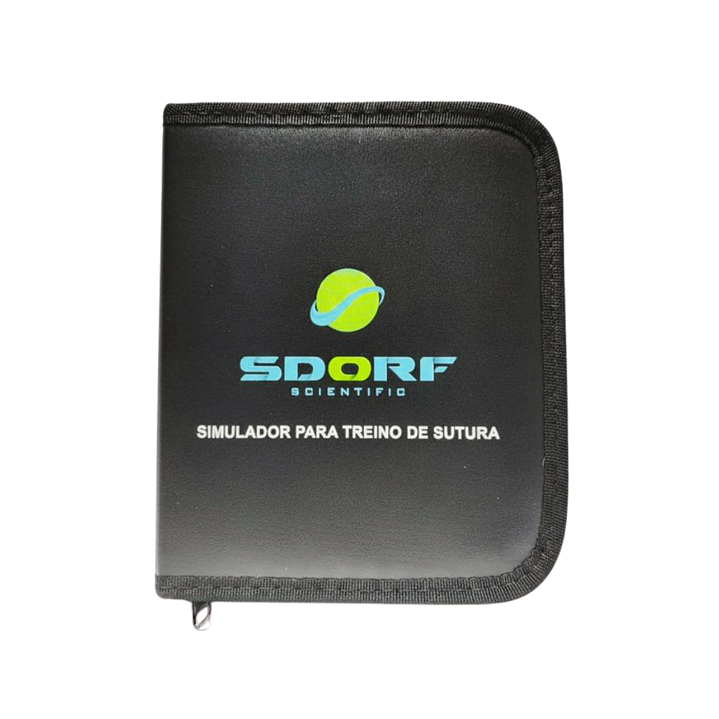 KIT PARA TREINO DE SUTURA C/ PELE E ACESSORIOS - SD4024/B - SDORF