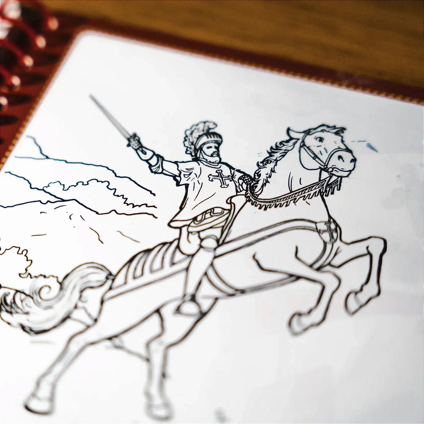 Aquabook Guerreiros em branco