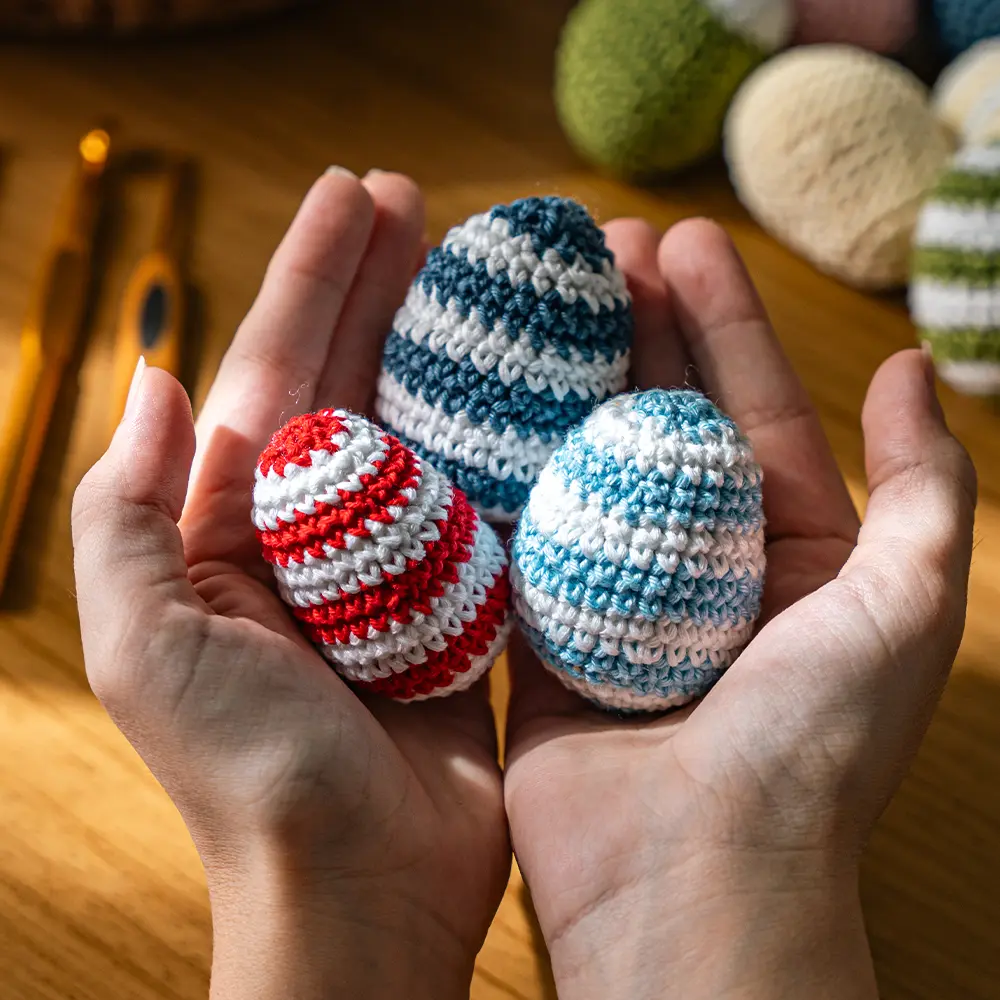 Ovinhos de crochê - imagem 1