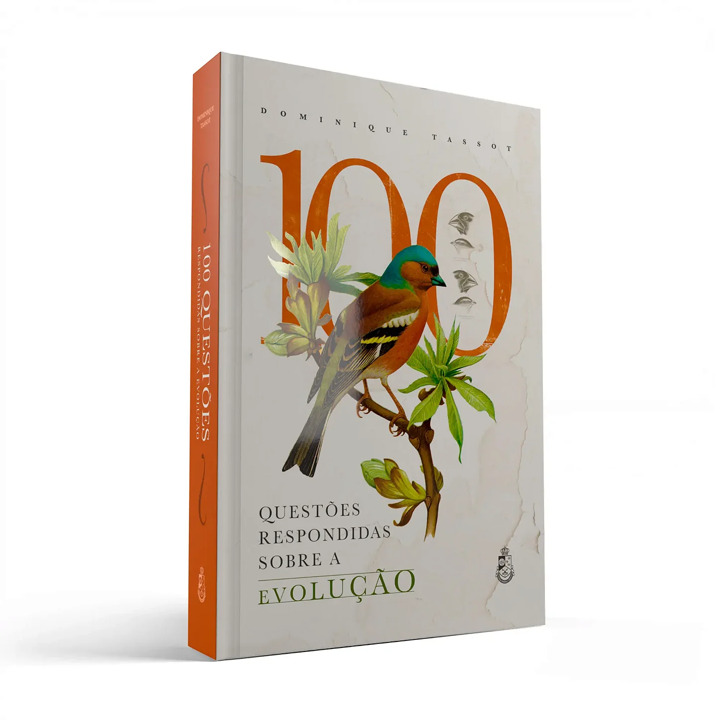 Capa do livro 100 questões respondidas sobre a Evolução