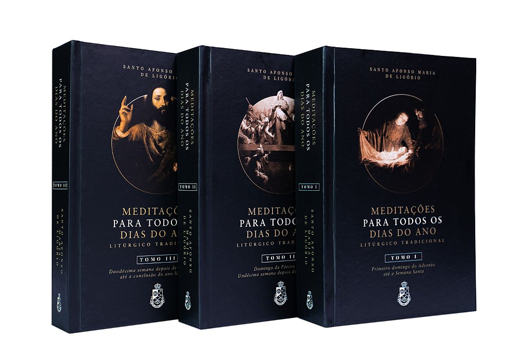 Meditações para Todos os Dias do Ano - 3 Livros em Capa Dura - Loja | Centro Dom Bosco Meditações para Todos os Dias do Ano - 3 Livros em Capa Dura - Loja | Centro Dom Bosco