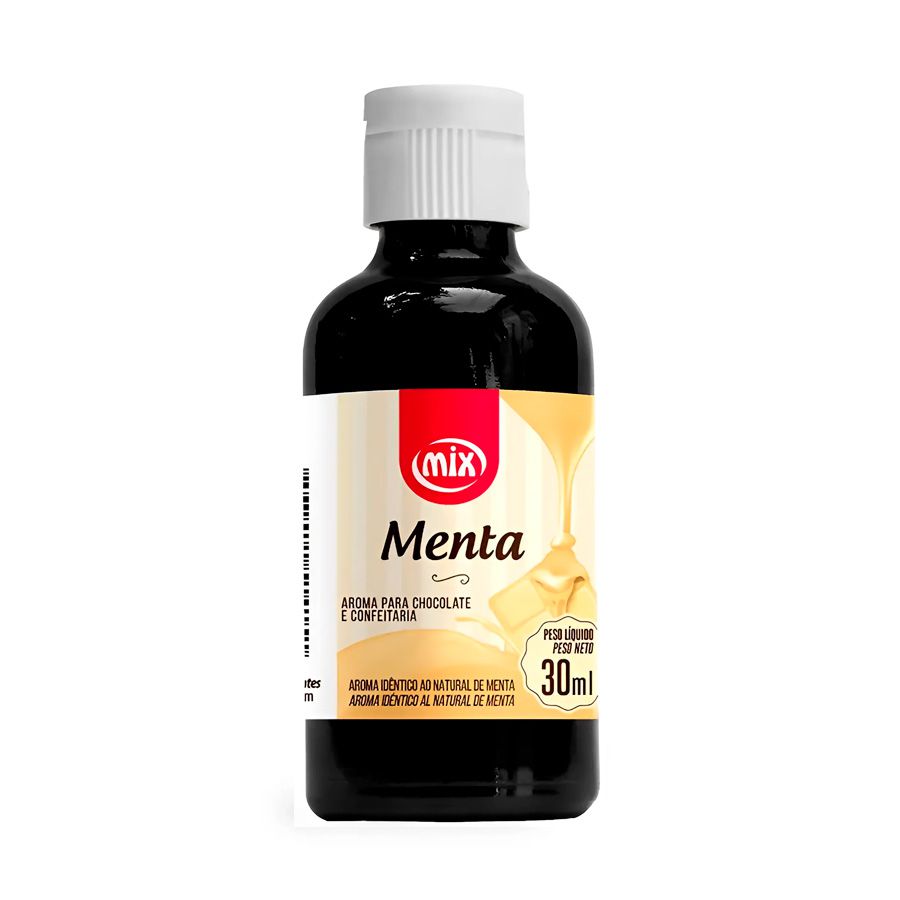 Aroma Artificial Alimentício Menta - 30ml - 1 unidade - Mix