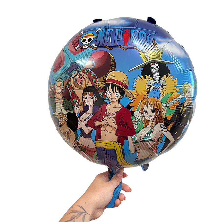 Balão de Festa Microfoil 32cm - One Piece - 1 unidade - Rizzo