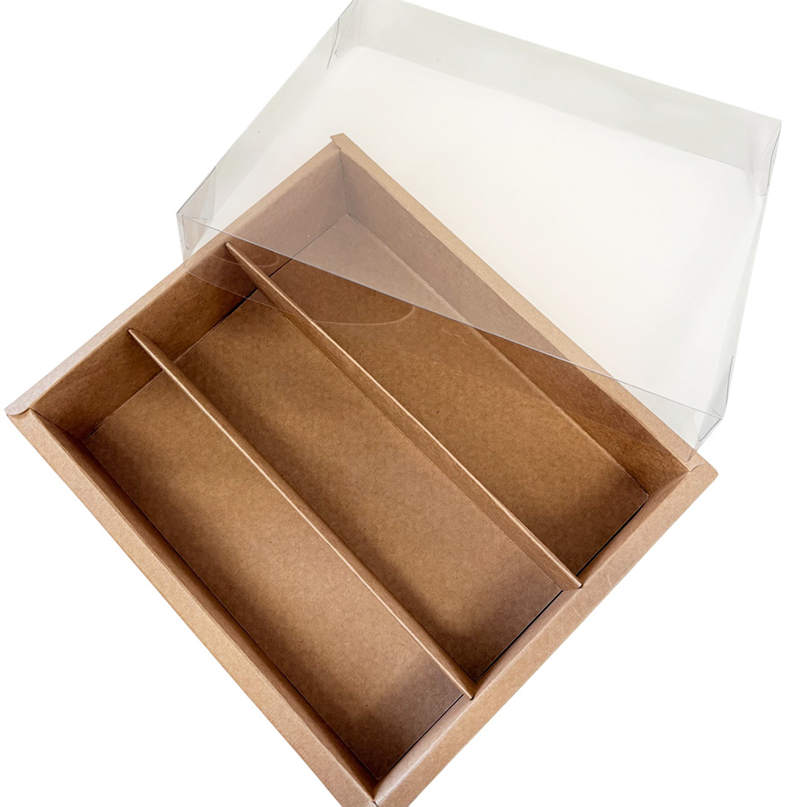 Caixa Mini Champanhe e Taça (22,5cm x 19cm x 6,2cm) Kraft - 5