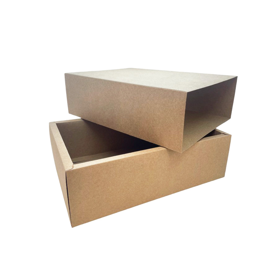 Caixa Gaveta Premium N°1 - Kraft - 27x19x8,5cm - 5 unidades