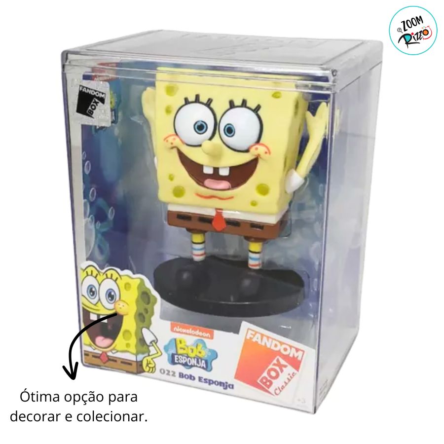 Bob 1st★プレート10枚 140kgセット1/6 Boneco Fandom Box - Bob Esponja - 10cm - 1 unidade - Rizzo - Loja