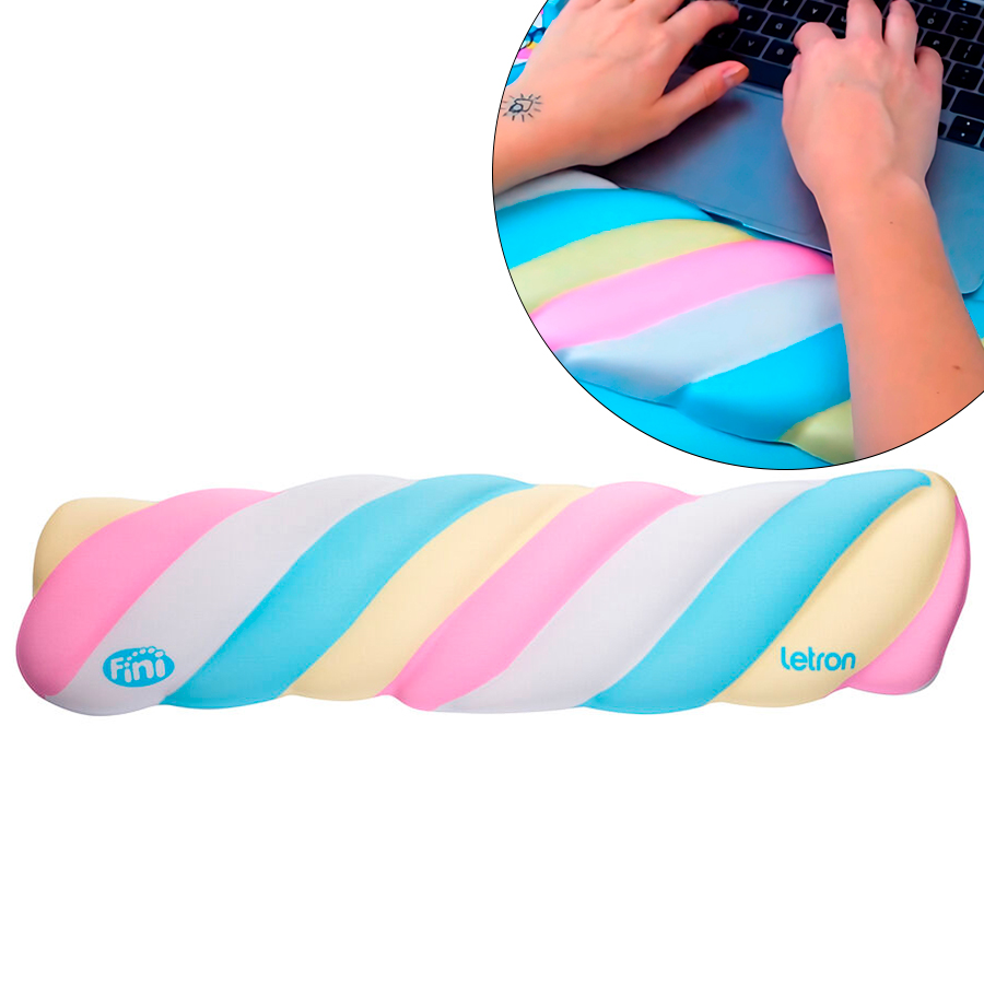 Apoio de Pulso Marshmallow - 43cmx11cm - 1 unidade - Fini - Rizzo