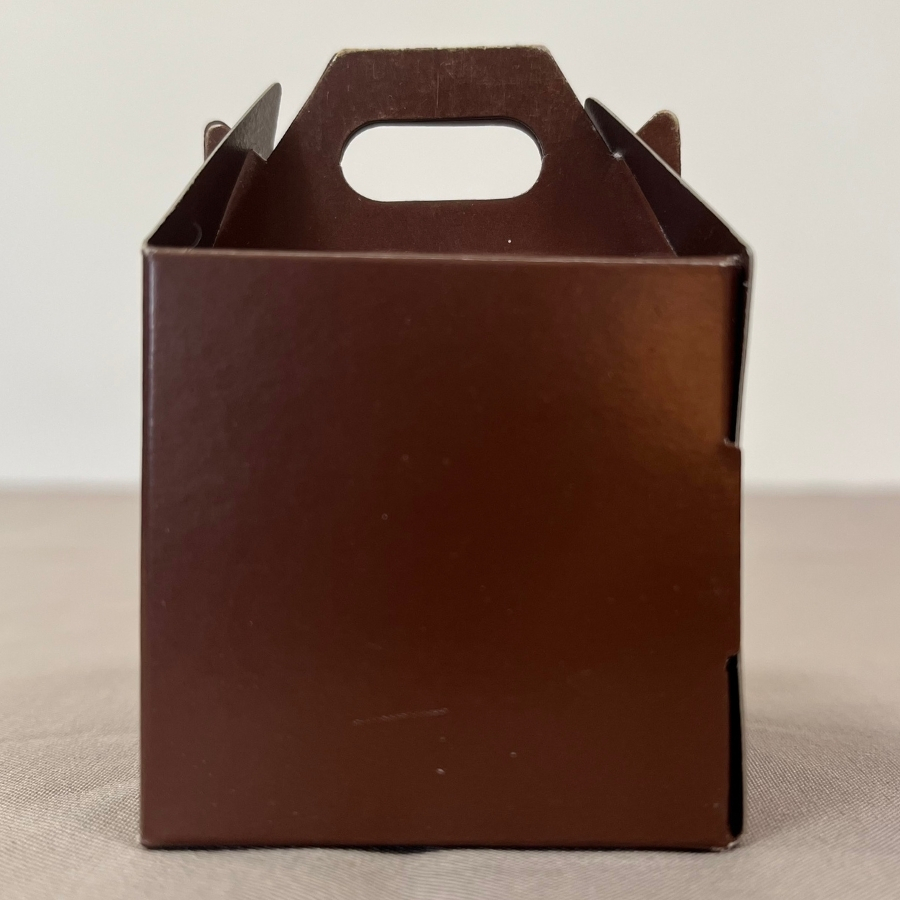 Caixa Sacolinha S0 (7,5x5x5cm) Marrom - 10 unidades - Rizzo - Loja