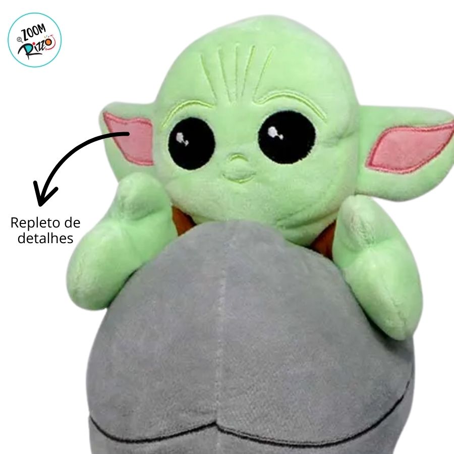 Pantufa Baby Yoda - Star Wars - GG 42/44 - 1 unidade - Disney