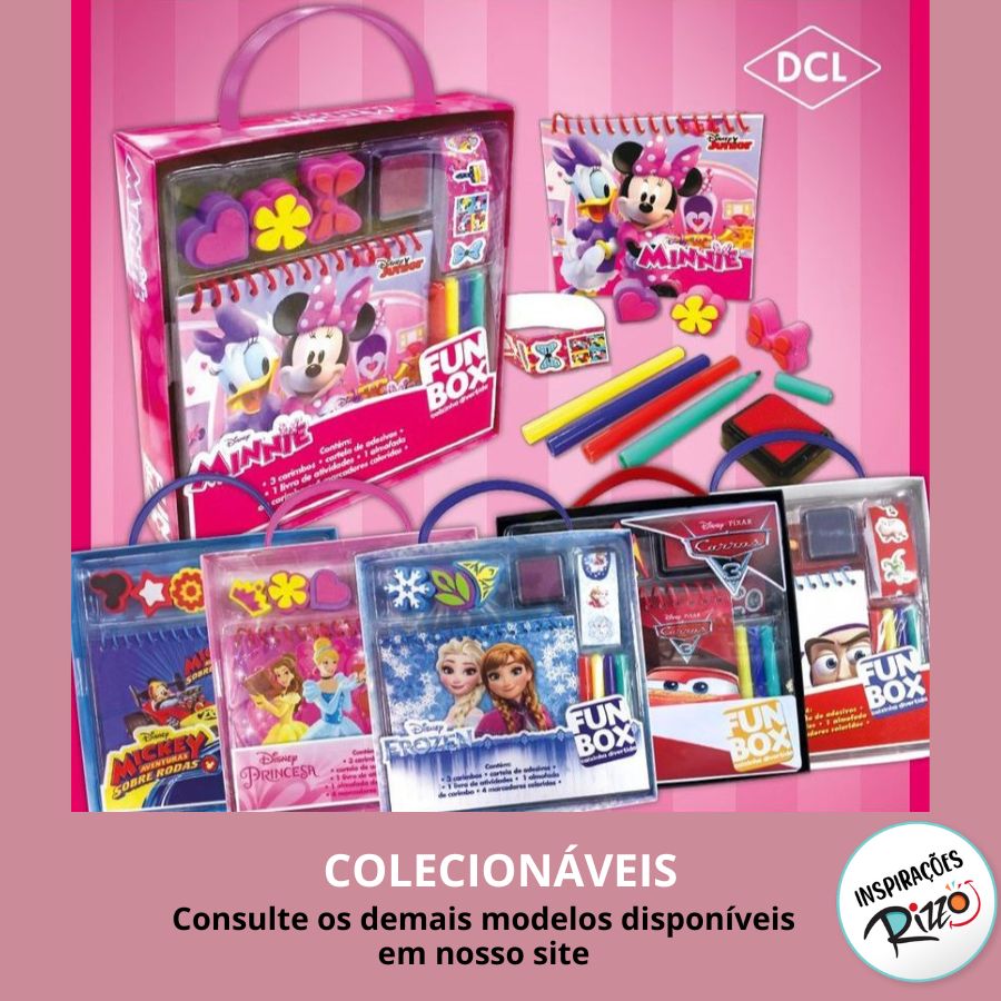 Kit Para Colorir Caixinha Divertida - Mickey Mouse - 10 Itens - 1