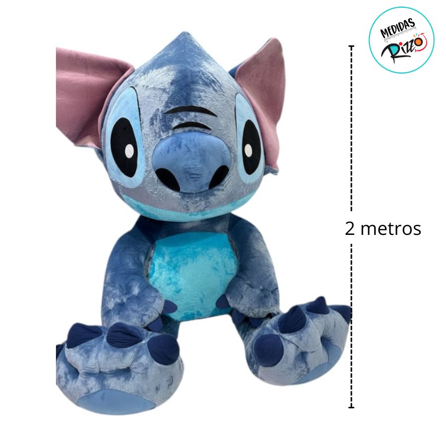 Pelúcia Stitch Big Feet 2 Metros - Lilo & Stitch - 1 unidade