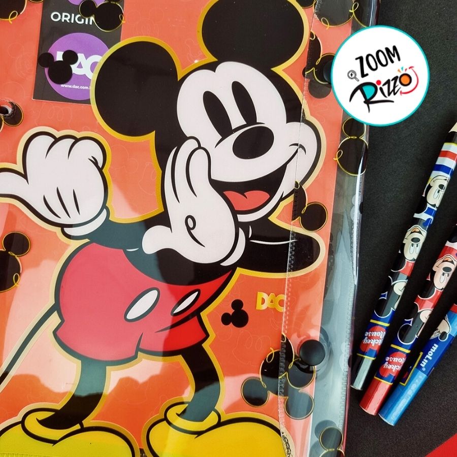 Fichário Universitário Com 192 Folhas - Mickey - Ref. 4584