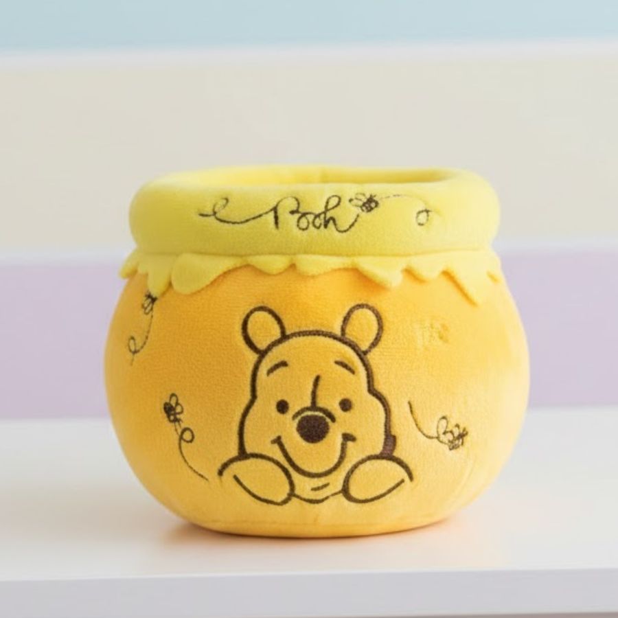 小物 pooh Porta Objetos Fluffy - Pooh - 11x11cm - Disney Original - 1