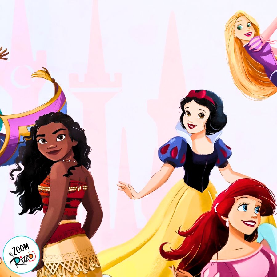 Jogo Americano - Princesas - 42x28cm - Disney Original - 1 unidade