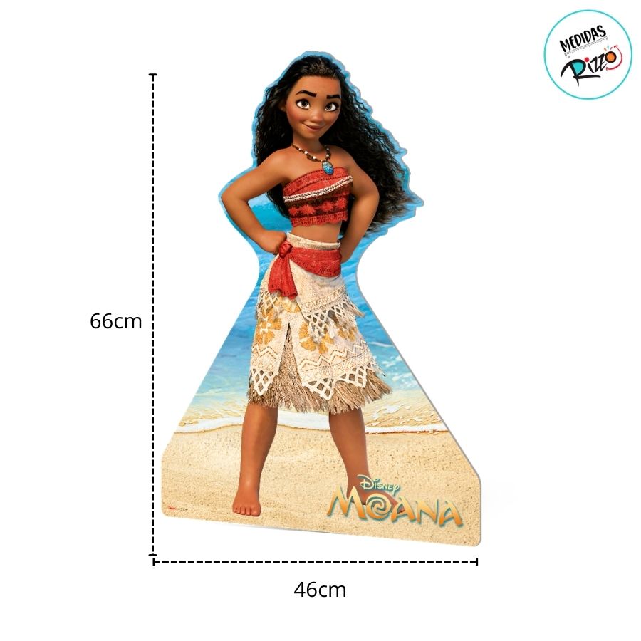 moanaページ Decoração de Chão - Moana - 66cm - Disney Original - 1 unidade