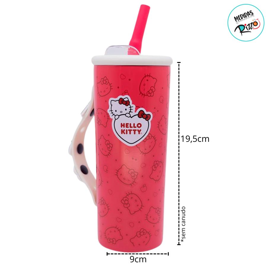Copo Térmico Charms - Hello Kitty - 600ml - 1 unidade