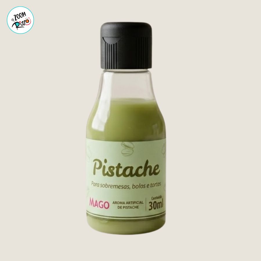 Aroma Artificial Alimentício Pistache - 30mL - 1 unidade - Mago
