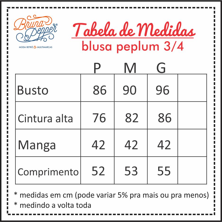 Blusa Retrô Manga Bufante Linha Eco - Tecido Ecológico Vichy - Bruna Pepper  Moda Retrô Moderna