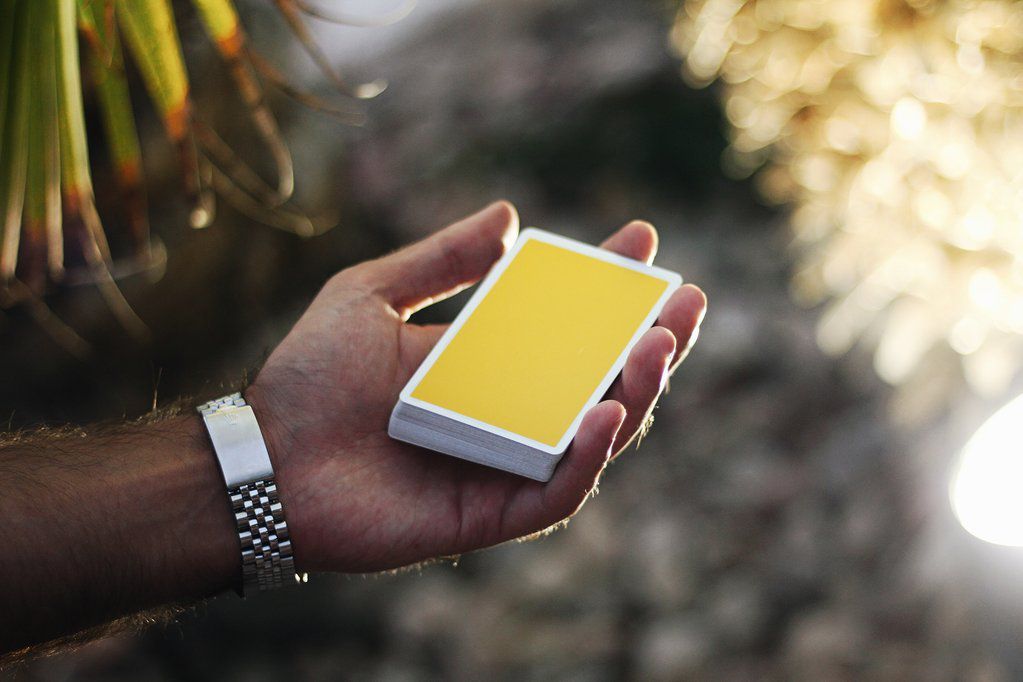 Baralho NOC Original - Amarelo (Yellow) - Baralho Box - Sua loja