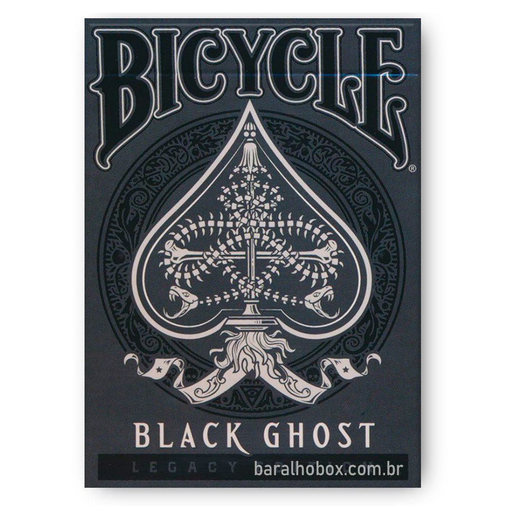 Baralho Bicycle Black Ghost V2 - Legacy Edition - Baralho Box