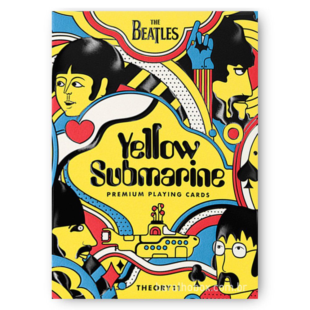 Baralho The Beatles Yellow Submarine - Baralho Box - Baralho Box