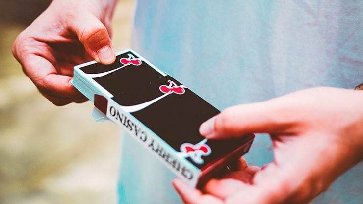 Cherry Casino Playing Cards Black 9点 Cherry Casino Playing Cards