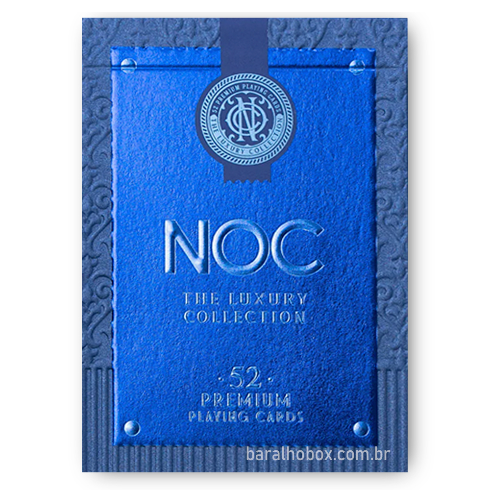 Baralho NOC Luxury Azul - Baralho Box - Sua loja online de Baralhos