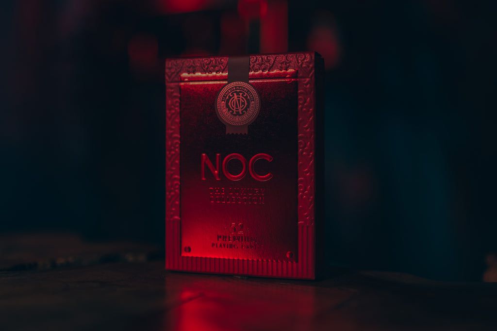 Baralho NOC Luxury Vermelho - Baralho Box - Sua loja online de