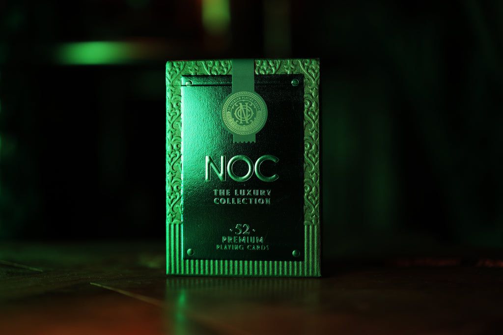 Baralho NOC Luxury Verde - Baralho Box - Sua loja online de Baralhos