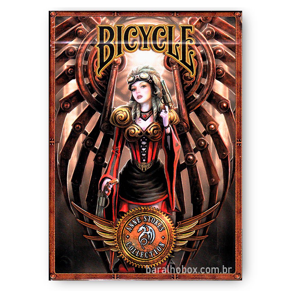 Bicycle Anne Stokes　STEAMPUNK　アンストークス３作目 Baralho Bicycle Anne Stokes Steampunk - Baralho Box - Sua loja