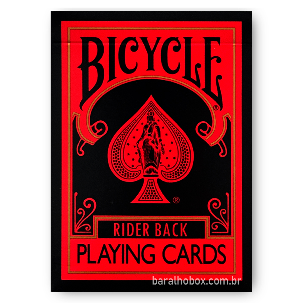 Baralho Bicycle Reverse Vermelho - Baralho Box - Sua loja online