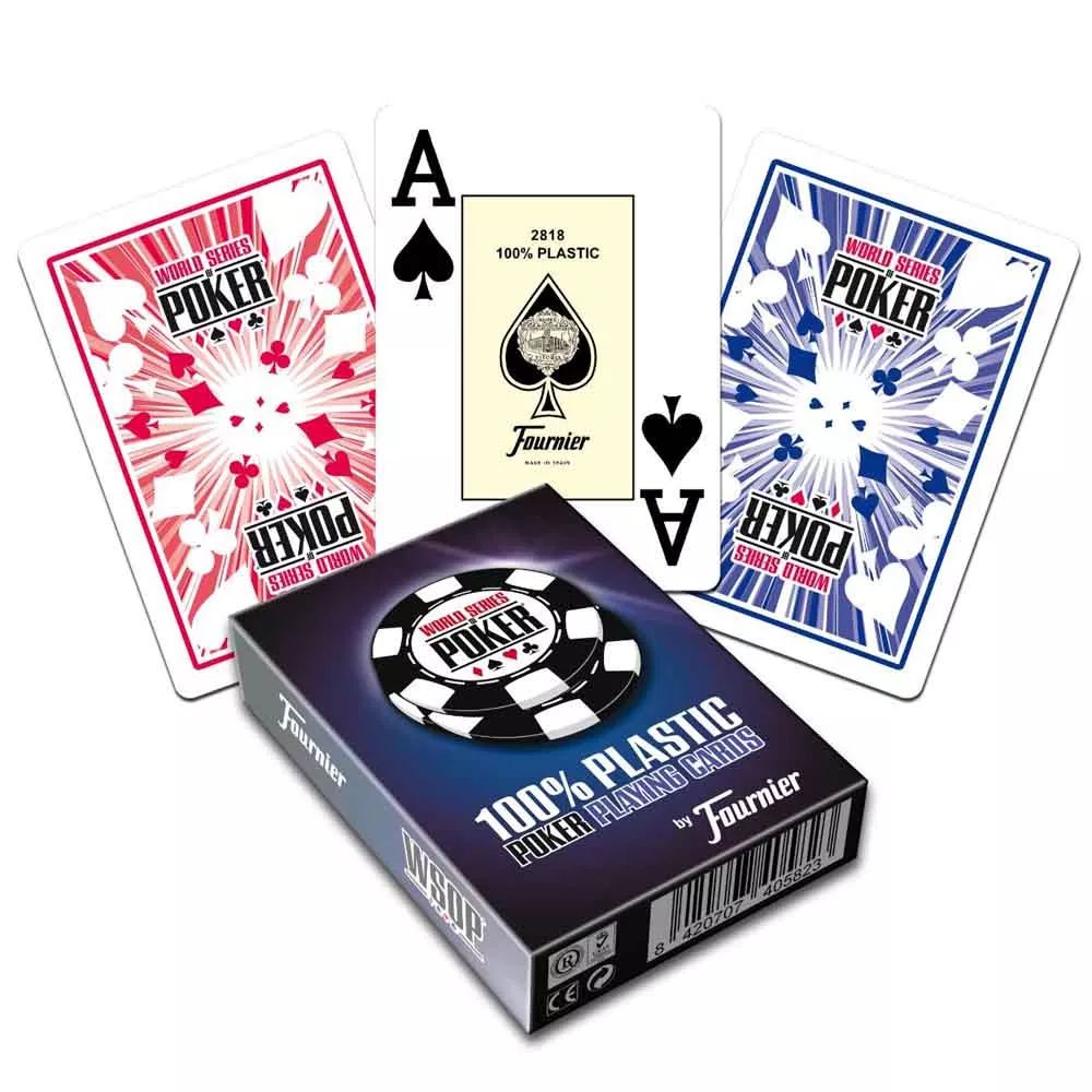 Baralho Fournier WSOP Poker Jumbo 100% Plástico - Baralho Box