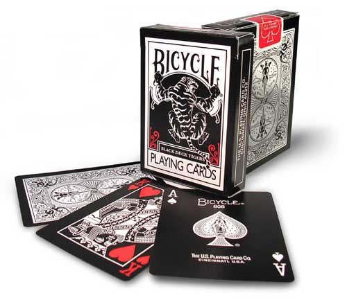 Baralho Bicycle Black Tiger - Baralho Box - Sua loja online de