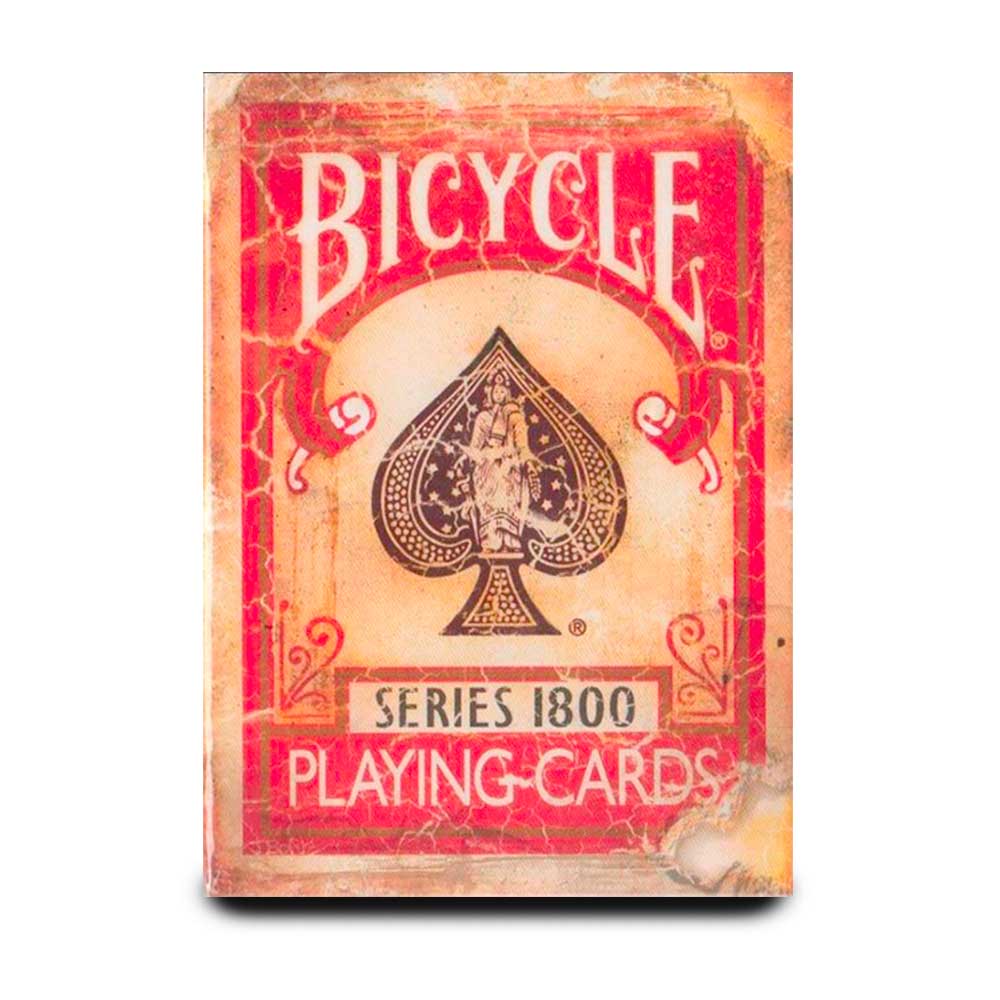 Bicycle Series 1800 トランプ　赤 Baralho Bicycle Vintage Series 1800 Vermelho - Baralho Box - Sua