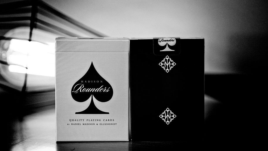 ROUNDERS PLAYING CARDS ラウンダーズ6色 Baralho Madison Rounders Black Ellusionist - Baralho Box - Sua