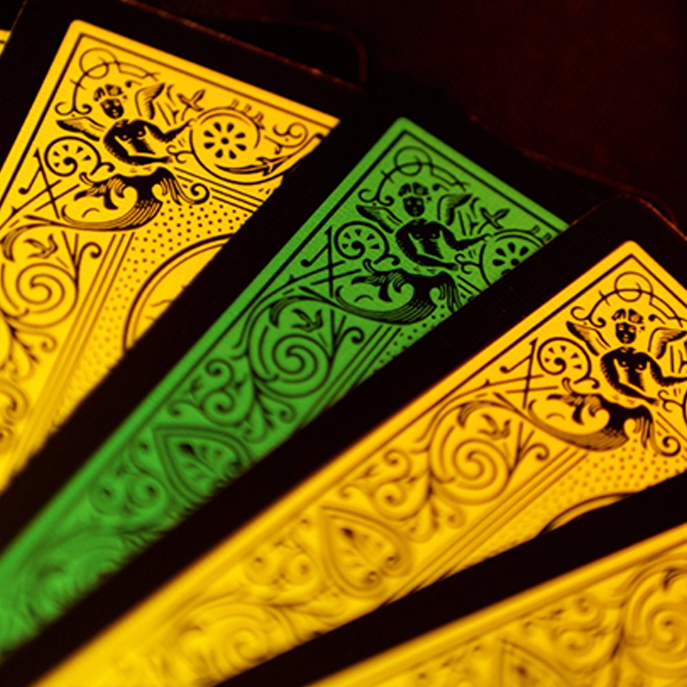 Bicycle Reversed Back 黄　レアデック Baralho Bicycle Reverse Amarelo - Baralho Box - Sua loja online de