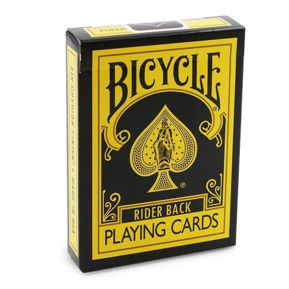 Bicycle Reversed Back 黄　レアデック Baralho Bicycle Reverse Amarelo - Baralho Box - Sua loja online de