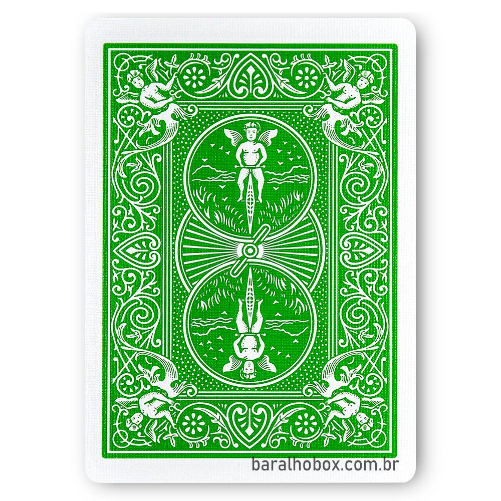 Baralho Bicycle Rider Back Verde - Baralho Box - Sua loja online