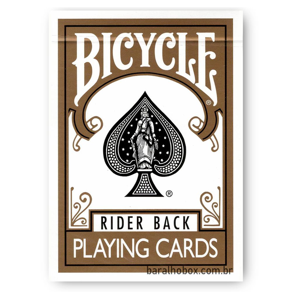 Baralho Bicycle Rider Back Gold - Baralho Box - Sua loja online de