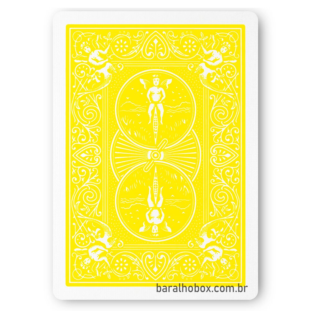 Baralho Bicycle Rider Back Amarelo - Baralho Box - Sua loja online