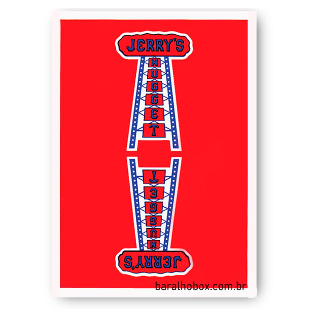 Baralho Jerry's Nugget Vermelho - Baralho Box - Sua loja online de