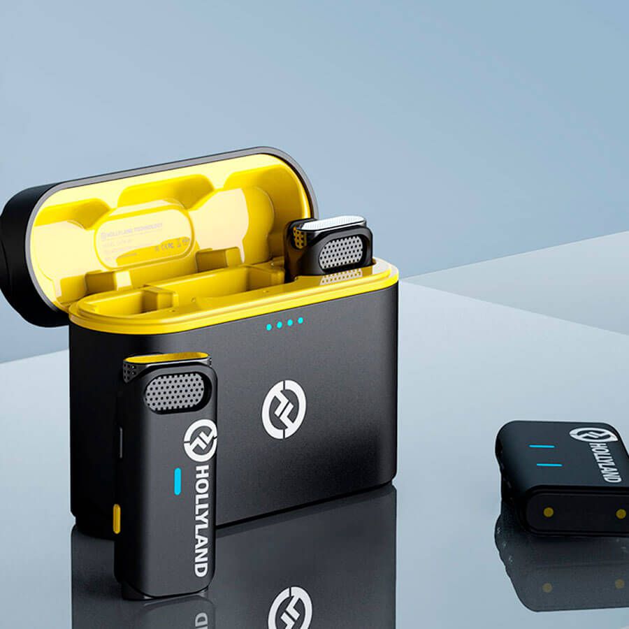 Microfone Sem Fio Hollyland Lark M1 Duo - Broadcast Video SP