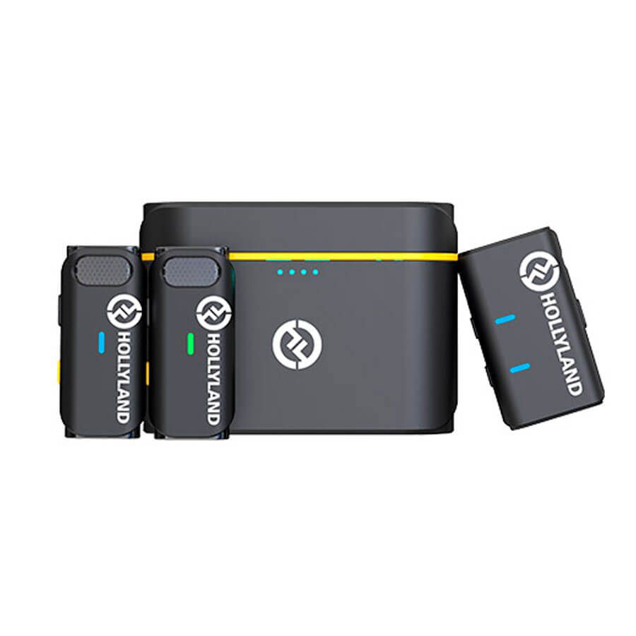 HOLLYLAND LARK M1 DUO ワイヤレスマイク Microfone Sem Fio Hollyland Lark M1 Duo - Broadcast Video SP