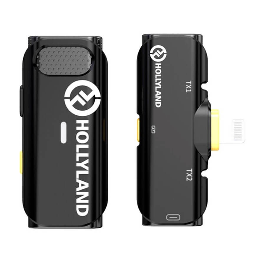Microfone Sem Fio Hollyland LARK C1 Solo com Conector Lightning