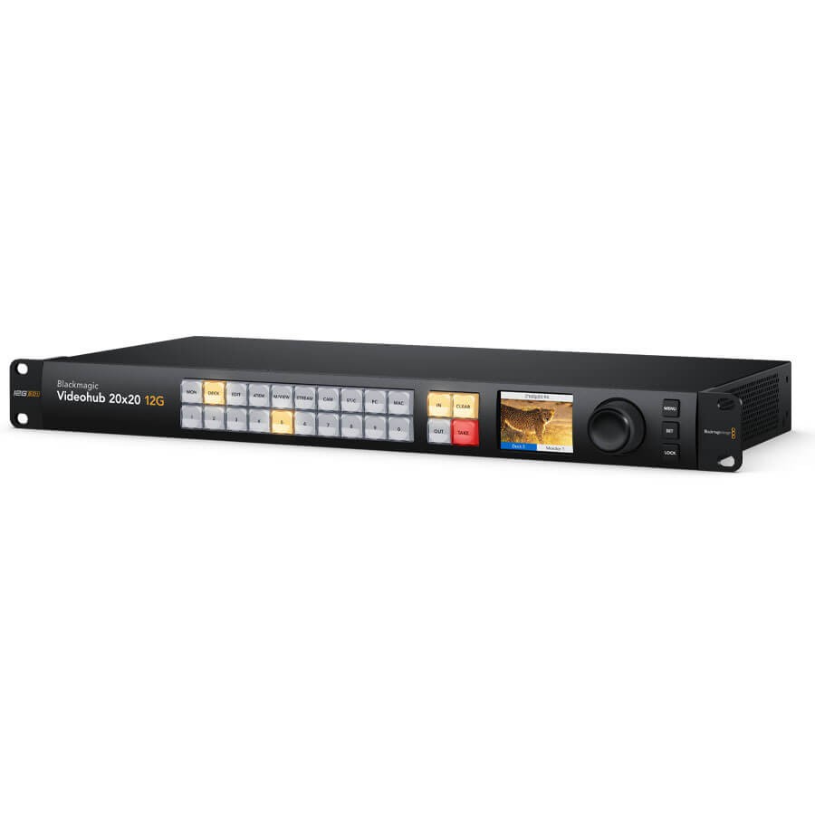 Blackmagic Videohub 20x20 12G - Broadcast Video SP