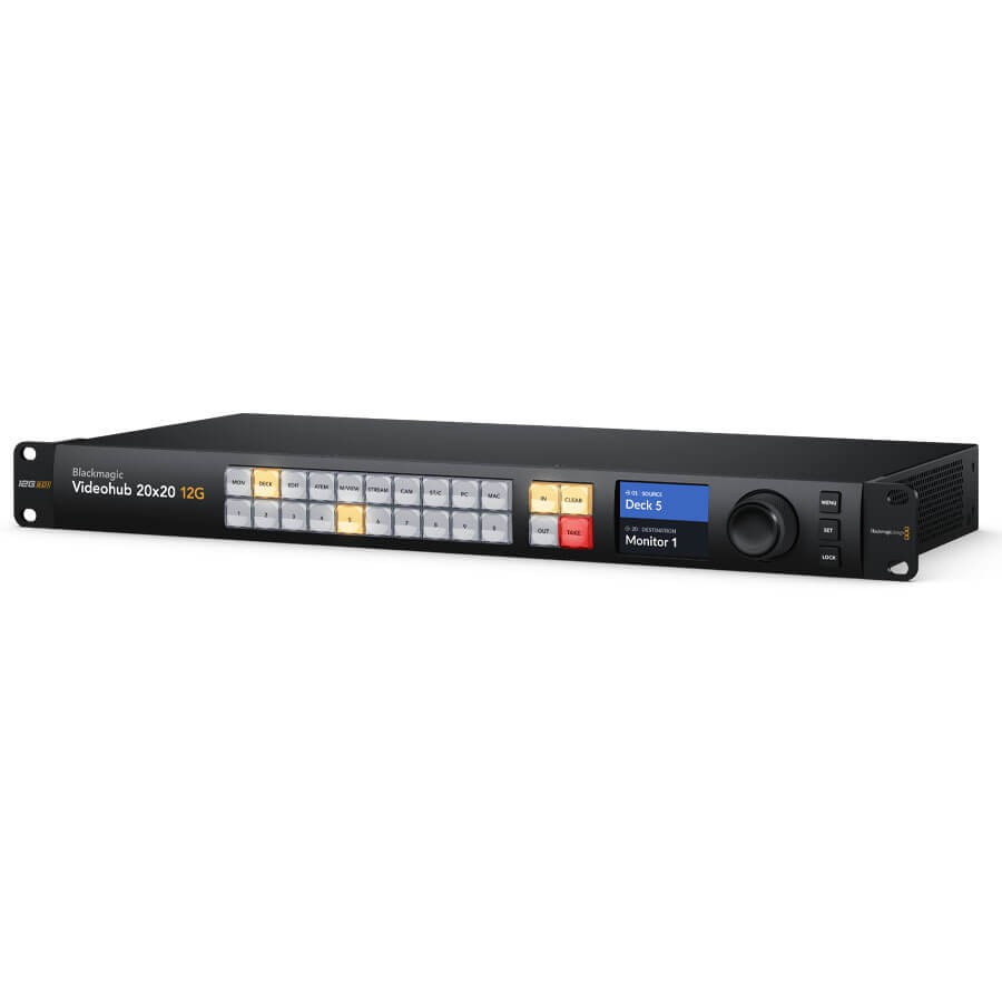 Blackmagic Videohub 20x20 12G - Broadcast Video SP