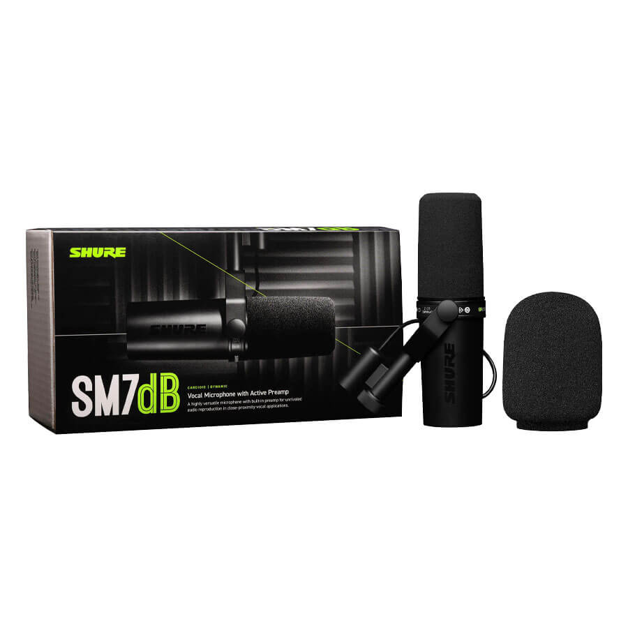 Microfone Vocal Dinâmico com Pré-amplificador Integrado Shure
